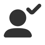 User Check SVG Icon